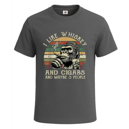 I Like Whiskey | T-Shirt For Men's Charcoal I Like Whiskey | T-Shirt For Men's