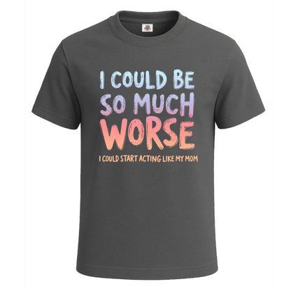 I Could Be so Much | T-Shirt For Men's Charcoal I Could Be so Much | T-Shirt For Men's
