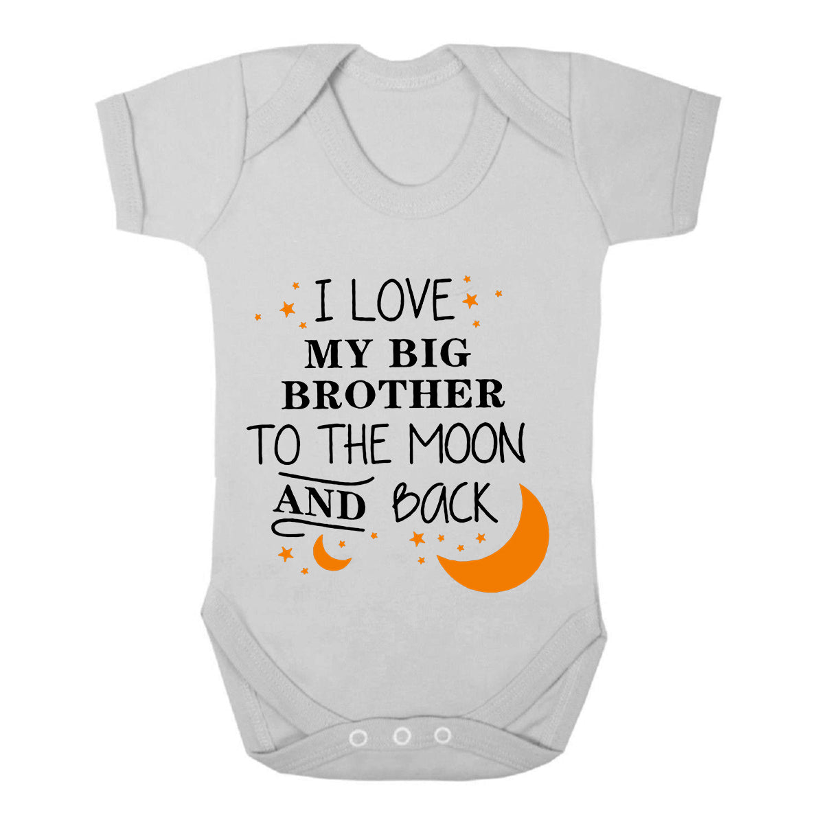 I Love My Big Brother | BABY GROW WHITE BABY GROW I Love My Big Brother | BABY GROW