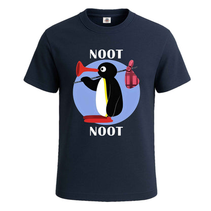 Noot Noot Pingu | T-Shirt For Men's NAVY T-SHIRT Noot Noot Pingu | T-Shirt For Men's