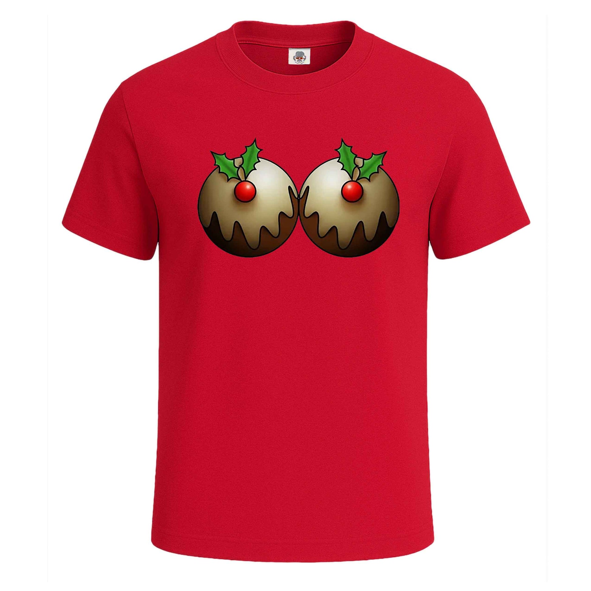 Christmas Pudding Boobs | T-Shirt For Men's