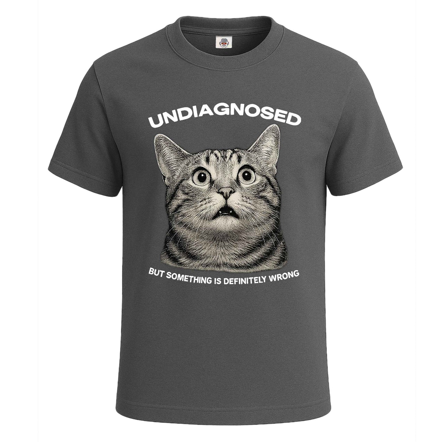 Undiagnosed But Everyone's | T-Shirt For Men's Charcoal Undiagnosed But Everyone's | T-Shirt For Men's