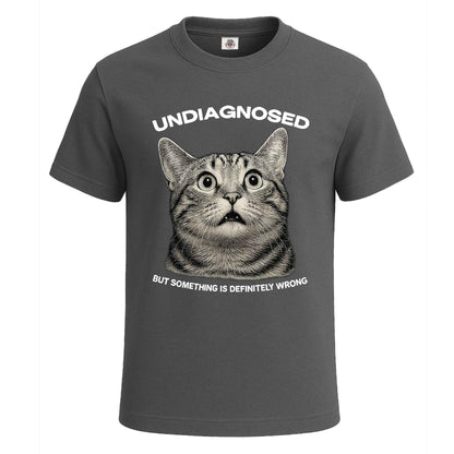 Undiagnosed But Everyone's | T-Shirt For Men's Charcoal Undiagnosed But Everyone's | T-Shirt For Men's