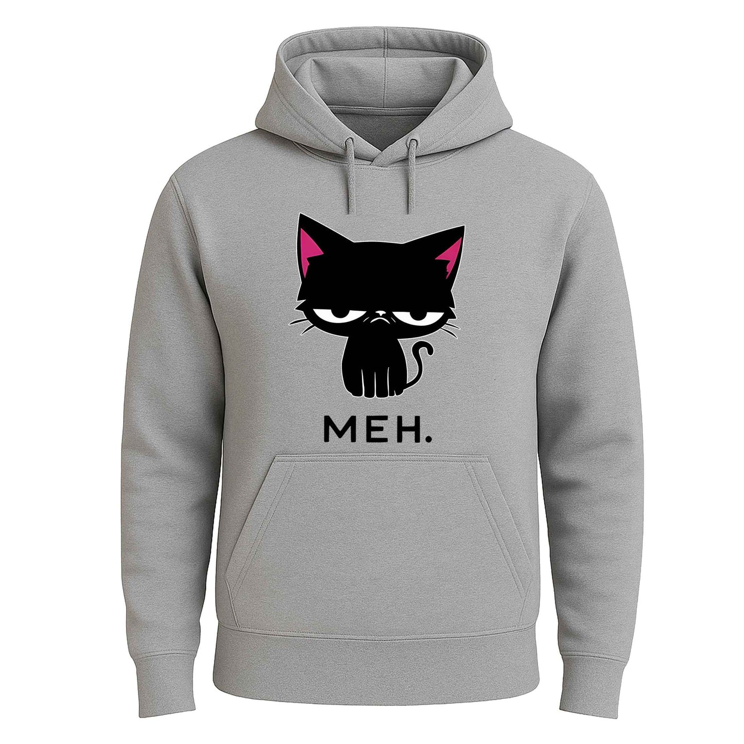 Meh Black Cat Funny | Hoody For Men's