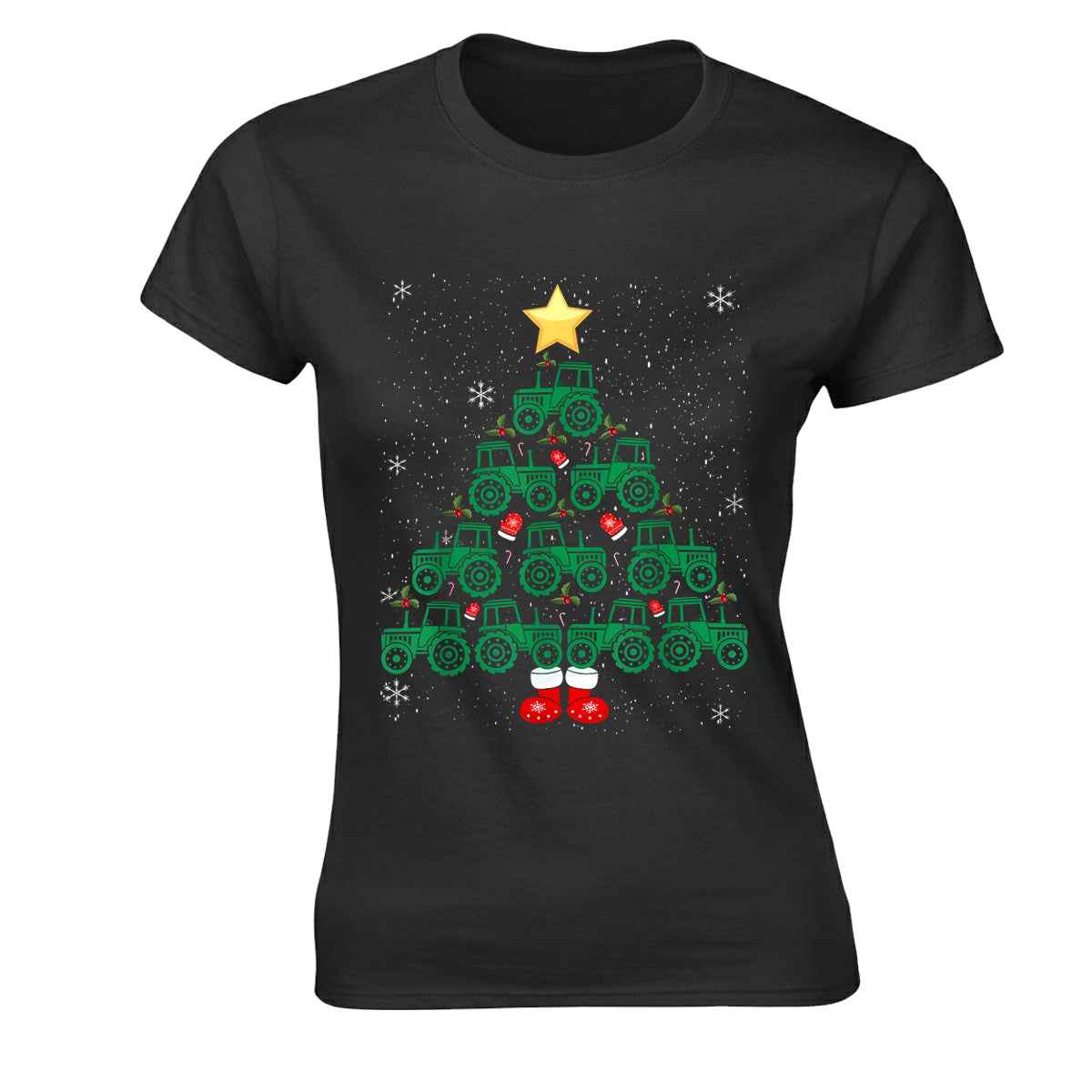 Tractor Christmas | LADIES T-SHIRT