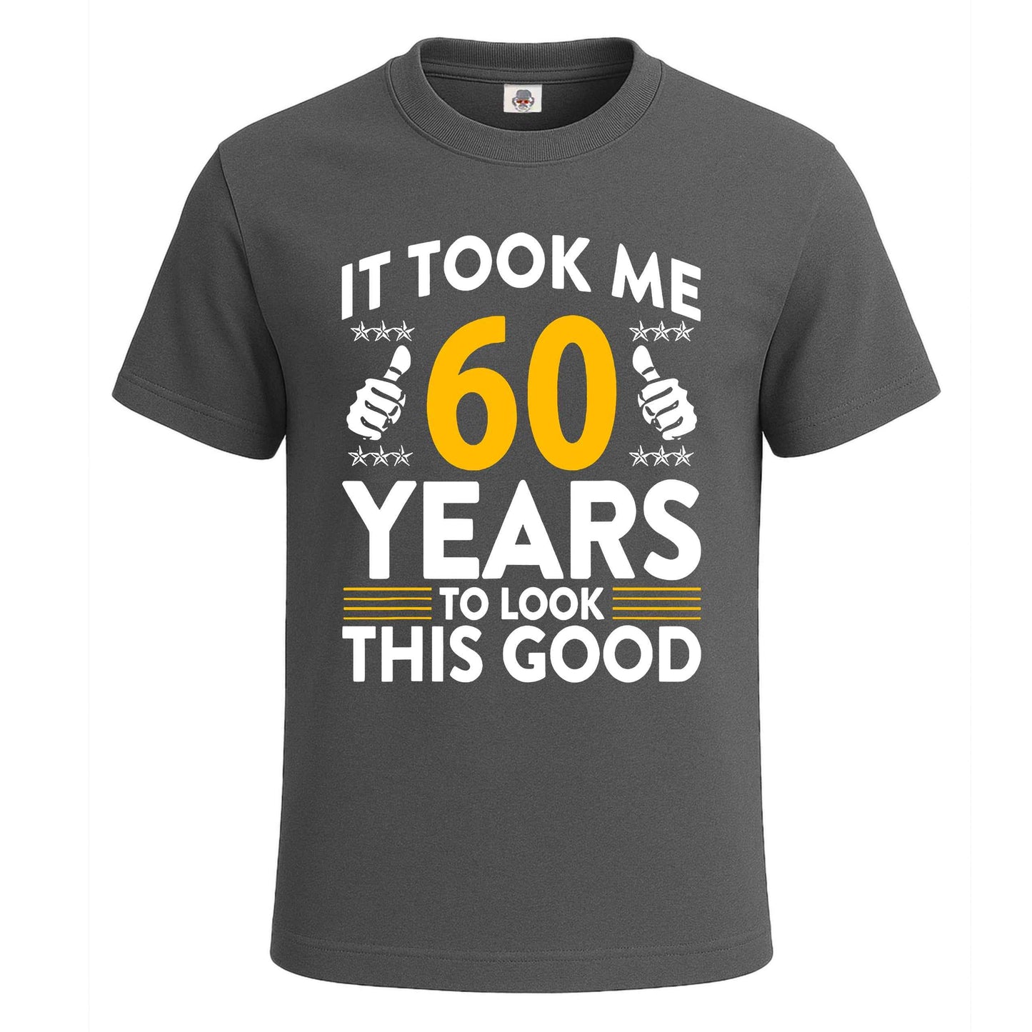 It Took Me 60 Years | T-Shirt For Men's Charcoal It Took Me 60 Years | T-Shirt For Men's