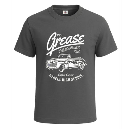 Grease Tell Me About It | T-Shirt For Men's Charcoal Grease Tell Me About It | T-Shirt For Men's