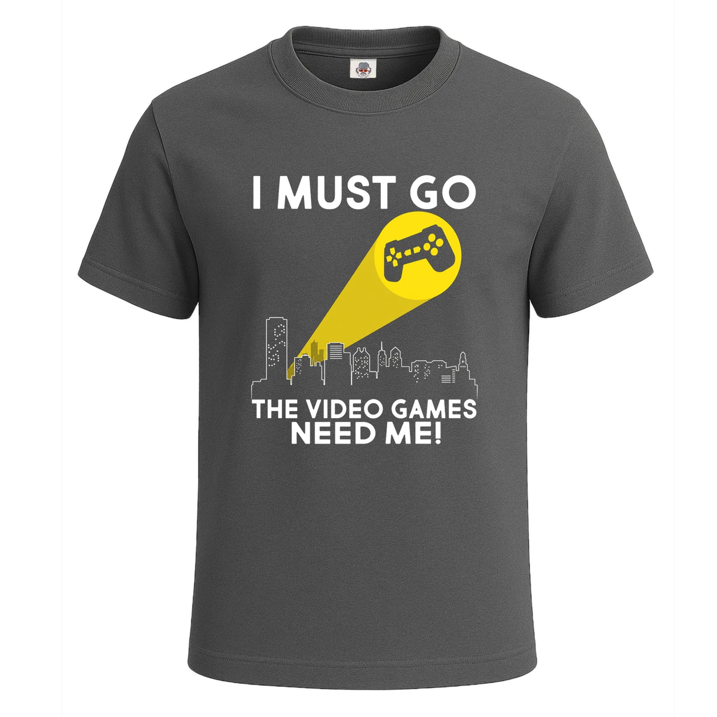 I Must Go The Video | T-Shirt For Men's Charcoal I Must Go The Video | T-Shirt For Men's