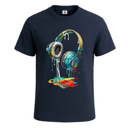 Melting Headphones | T-Shirt For Men's