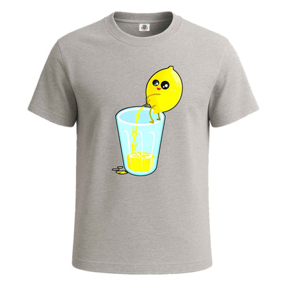 Lemon Pees In Glass | T-Shirt For Men's
