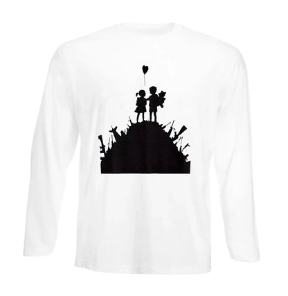 Banksy Kids On | Men's Long Sleeve