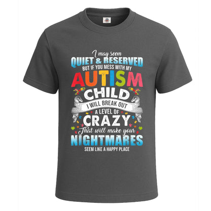 I May Seem Quiet | T-Shirt For Men's Charcoal I May Seem Quiet | T-Shirt For Men's