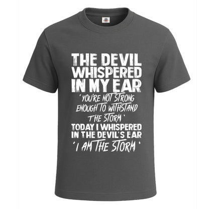 The Devil Whispered In | T-Shirt For Men's