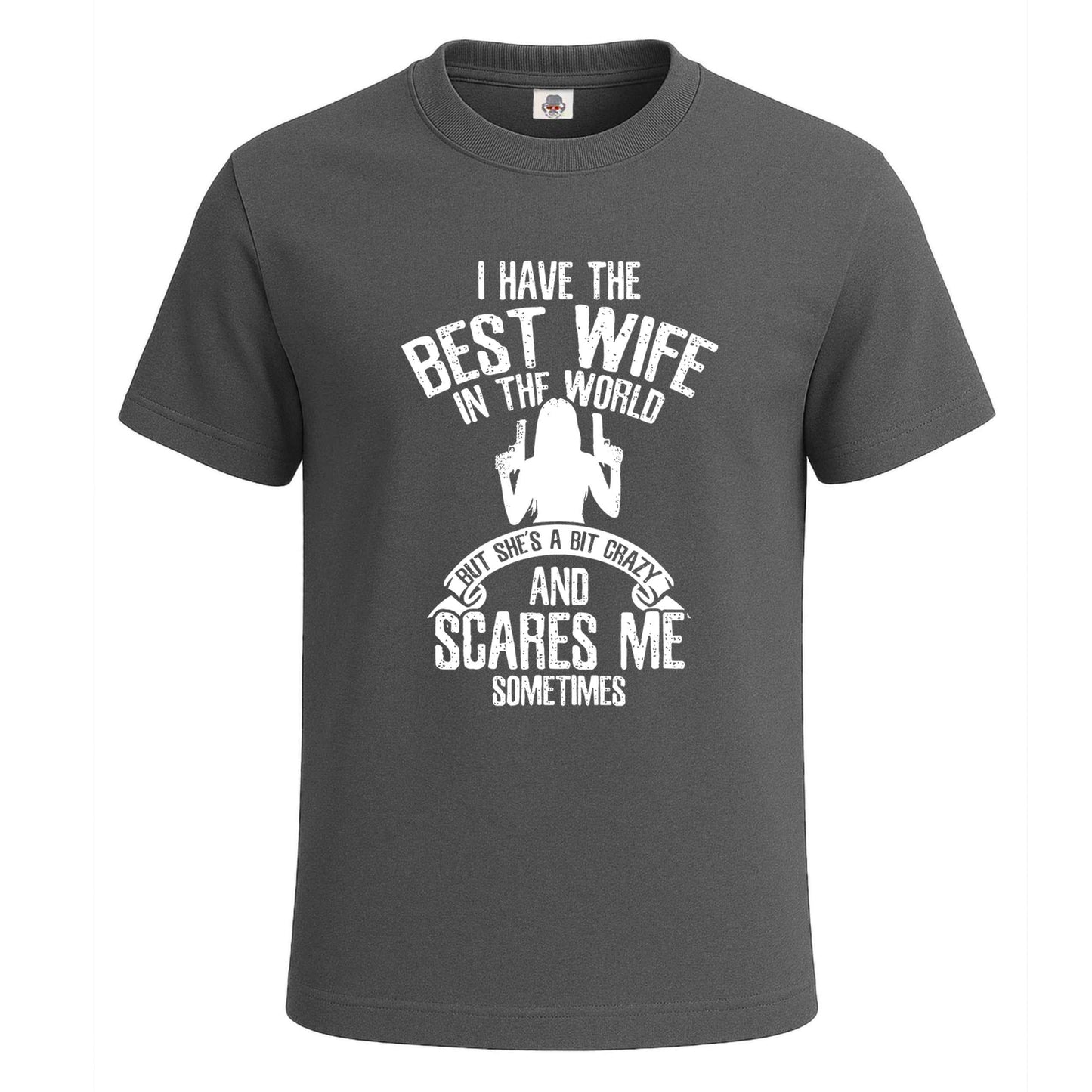 I Have The Best Wife | T-Shirt For Men's Charcoal I Have The Best Wife | T-Shirt For Men's