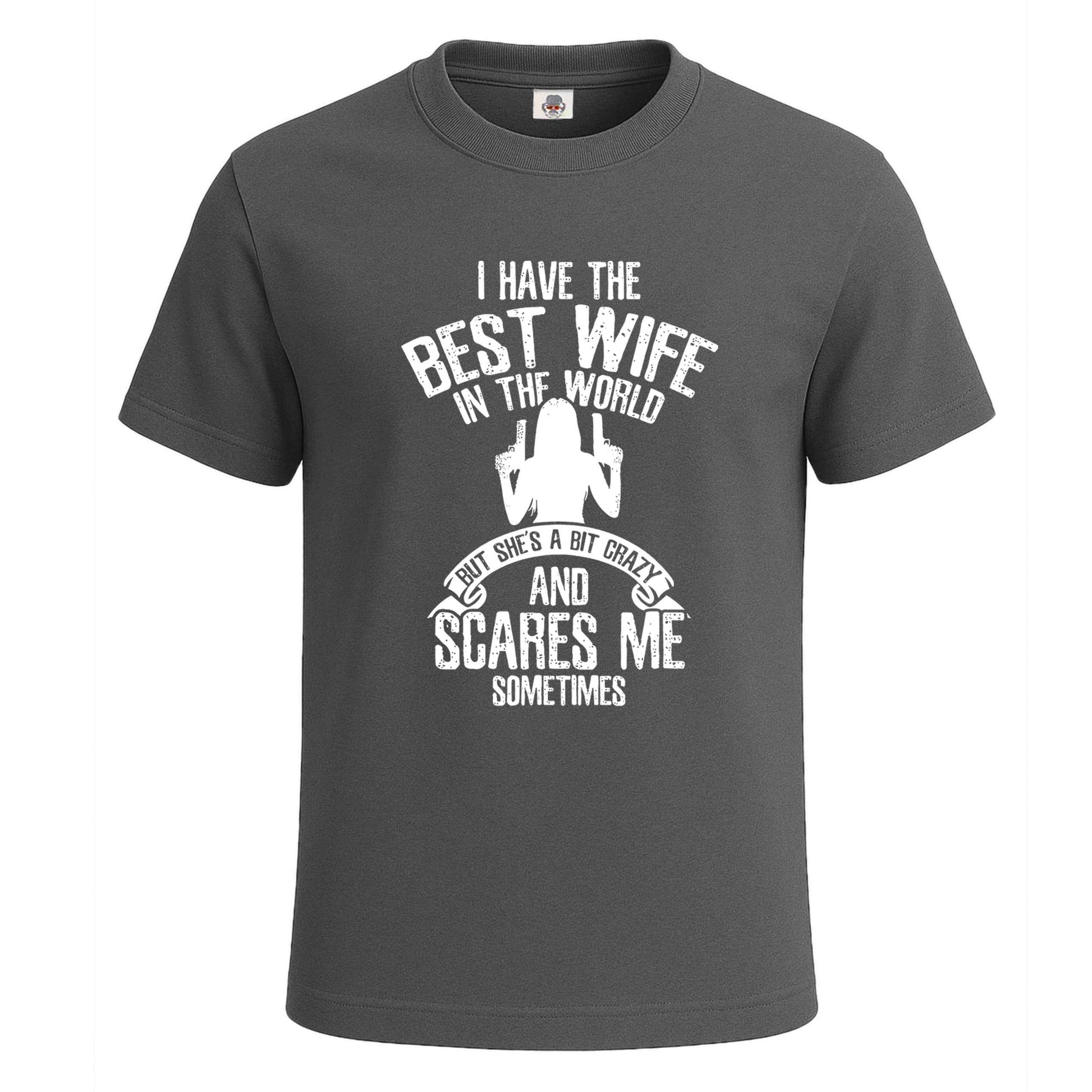 I Have The Best Wife | T-Shirt For Men's Charcoal I Have The Best Wife | T-Shirt For Men's