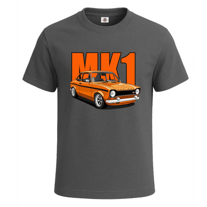 MK 1 Classic Vintage Car | T-Shirt For Men's Charcoal MK 1 Classic Vintage Car | T-Shirt For Men's