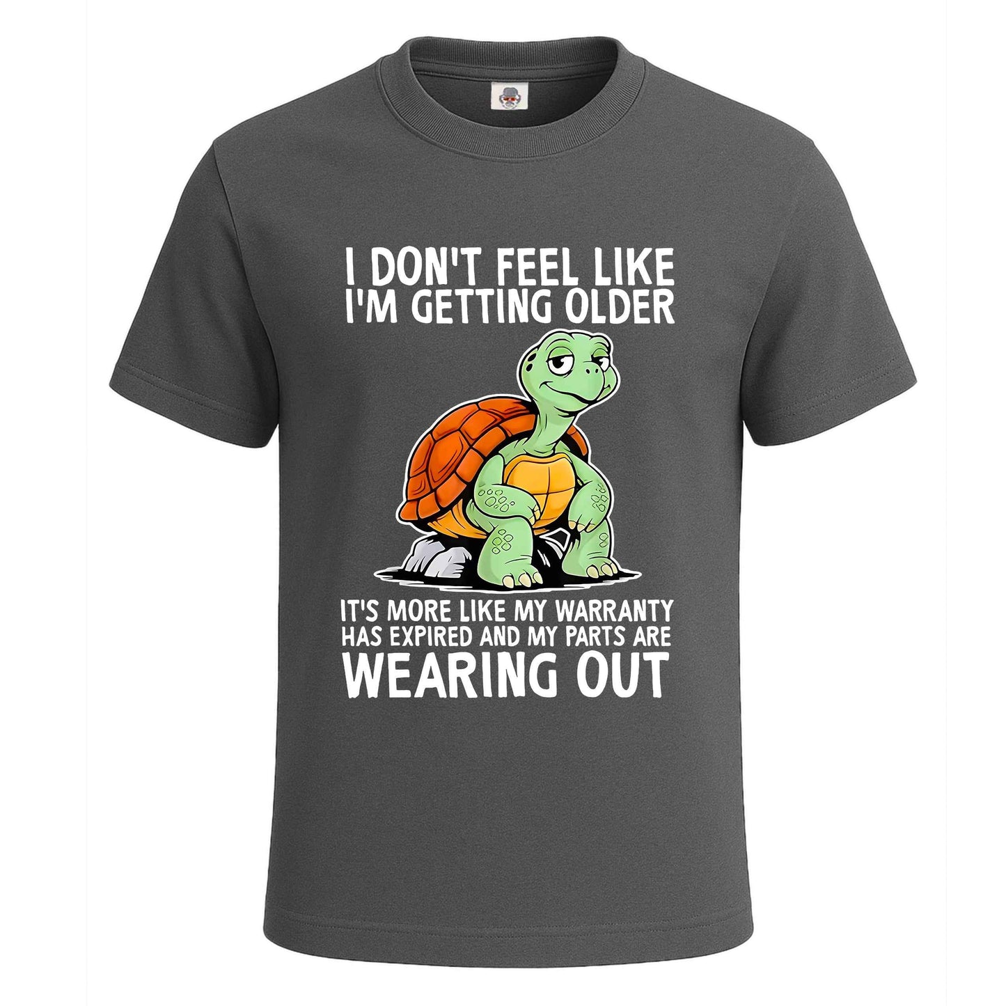 Turtle I Don't Feel Like | T-Shirt For Men's Charcoal Turtle I Don't Feel Like | T-Shirt For Men's