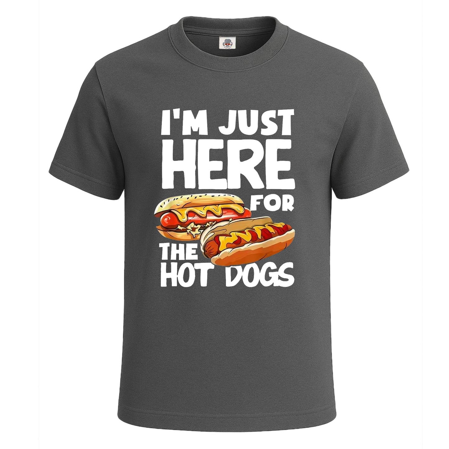 I'm Just Here For | T-Shirt For Men's Charcoal I'm Just Here For | T-Shirt For Men's