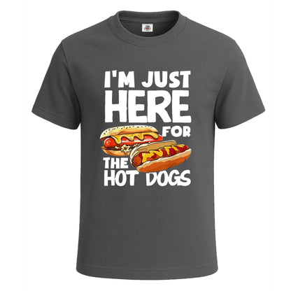 I'm Just Here For | T-Shirt For Men's Charcoal I'm Just Here For | T-Shirt For Men's