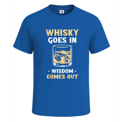 Whiskey Goes In |T-Shirt For Men's