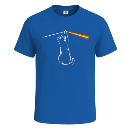 Cat Rainbow Light |T-Shirt For Men's