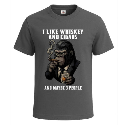 I Like Whiskey | T-Shirt For Men's Charcoal I Like Whiskey | T-Shirt For Men's