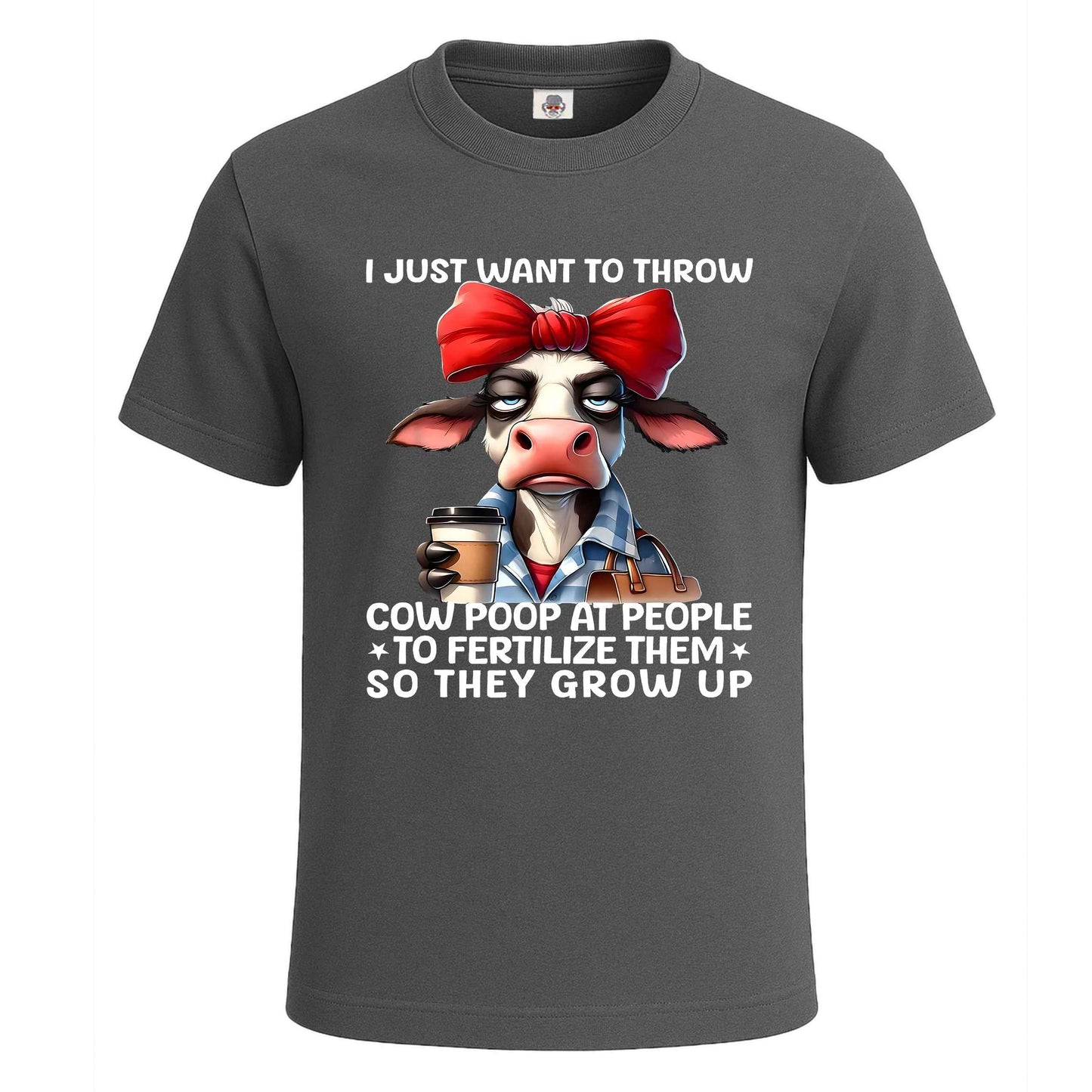 I Just Want to Throw | T-Shirt For Men's Charcoal I Just Want to Throw | T-Shirt For Men's