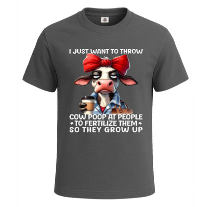 I Just Want to Throw | T-Shirt For Men's Charcoal I Just Want to Throw | T-Shirt For Men's