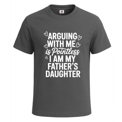 Arguing With Me Is Pointless | T-Shirt For Men's Charcoal Arguing With Me Is Pointless | T-Shirt For Men's