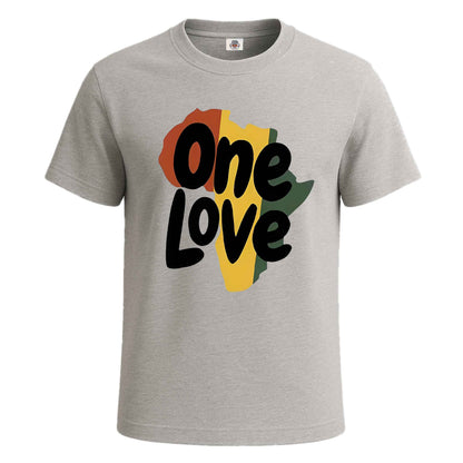 One Love Letter Print | T-Shirt For Men's SPORT GREY T-SHIRT One Love Letter Print | T-Shirt For Men's