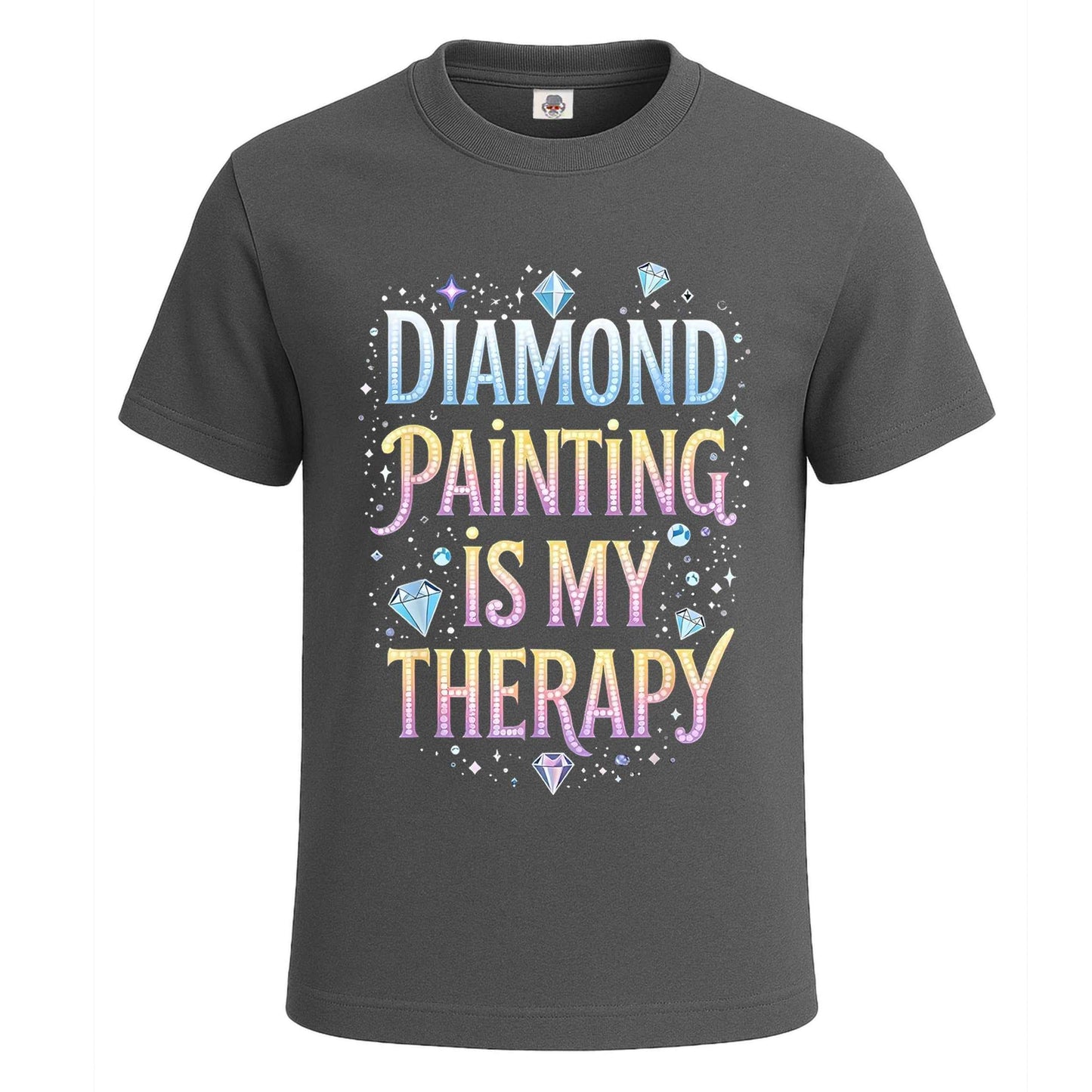 Diamond Painting is My | T-Shirt For Men's Charcoal Diamond Painting is My | T-Shirt For Men's