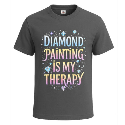 Diamond Painting is My | T-Shirt For Men's Charcoal Diamond Painting is My | T-Shirt For Men's