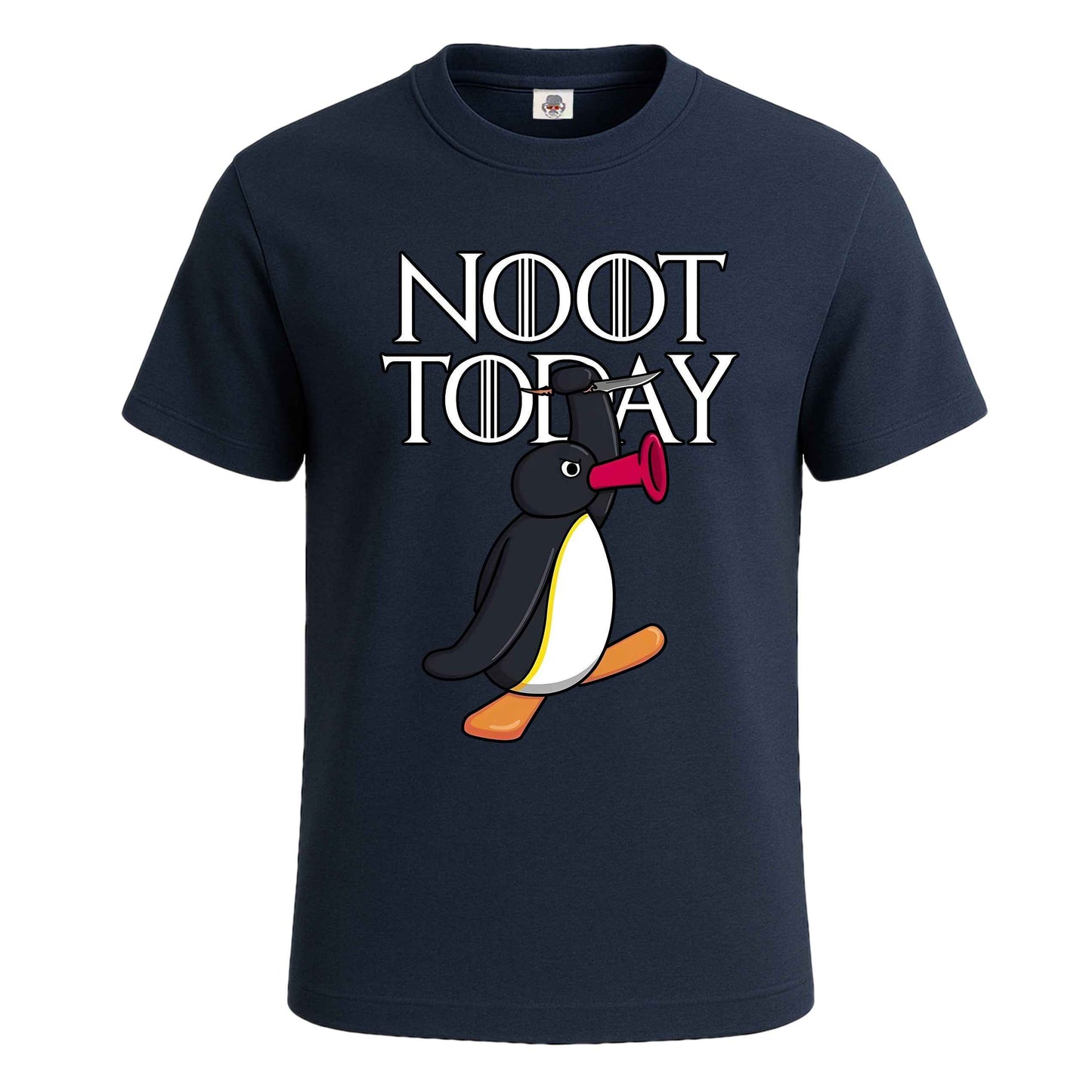 Noot Today Pingu | T-Shirt For Men's NAVY T-SHIRT Noot Today Pingu | T-Shirt For Men's