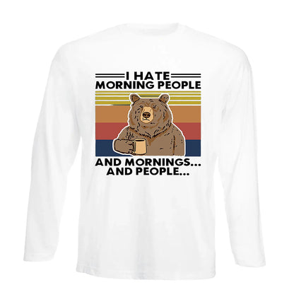 I Hate Morning | Men's Long Sleeve