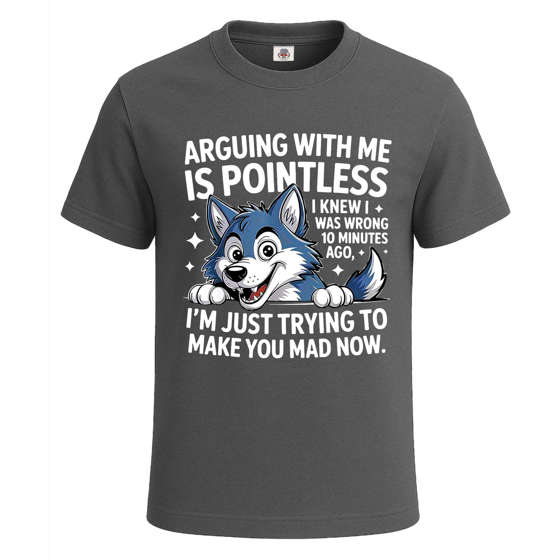 Arguing With Me Is | T-Shirt For Men's Charcoal Arguing With Me Is | T-Shirt For Men's
