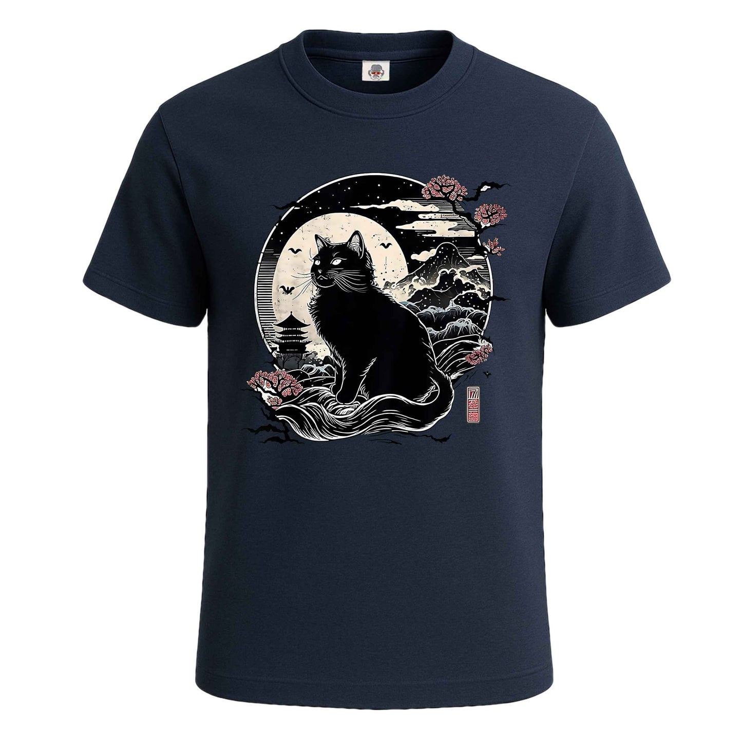 Kawaii Cat Anime Japanese | T-Shirt For Men' NAVY T-SHIRT Kawaii Cat Anime Japanese | T-Shirt For Men'