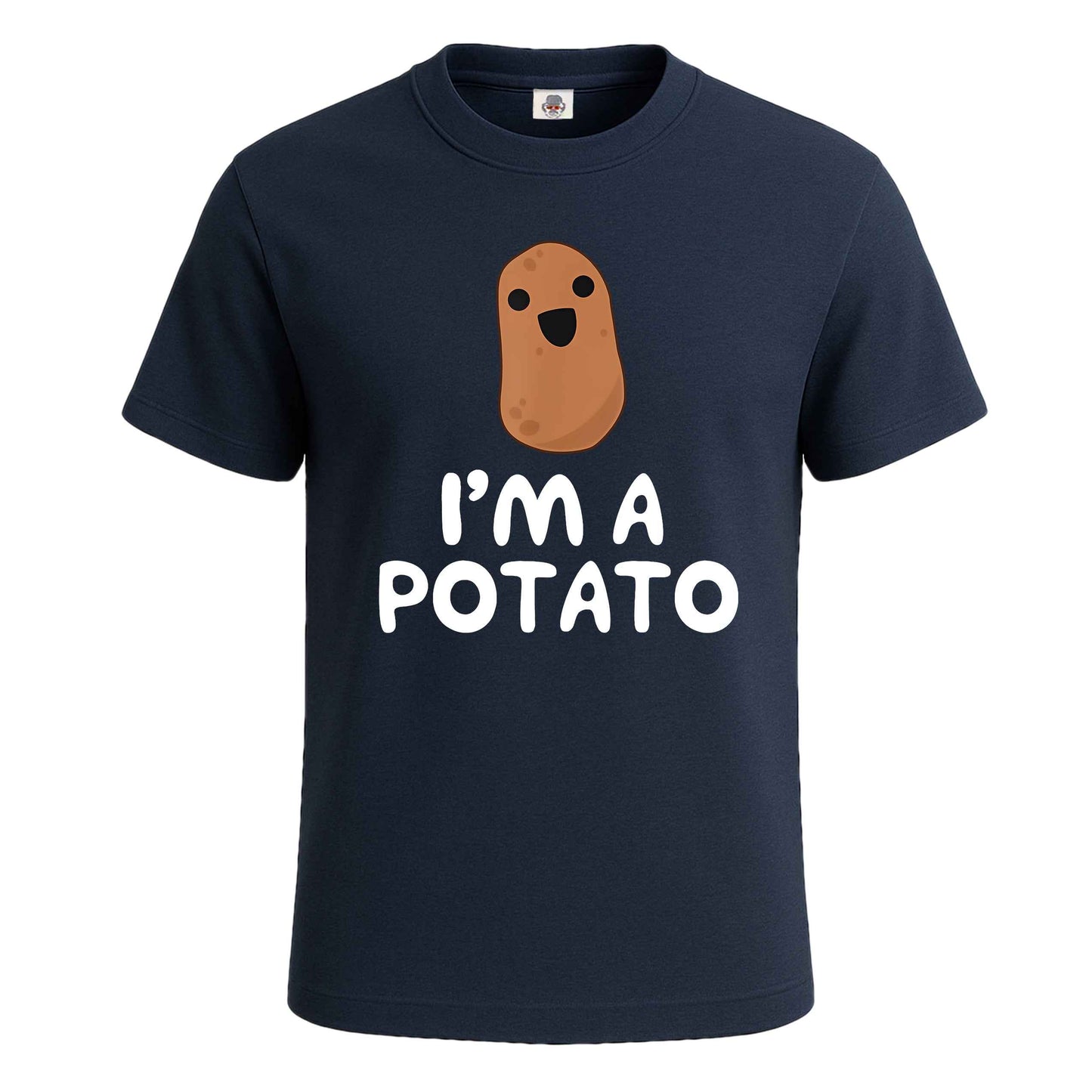 I'm A Potato Vegetable | T-Shirt For Men's NAVY T-SHIRT I'm A Potato Vegetable | T-Shirt For Men's