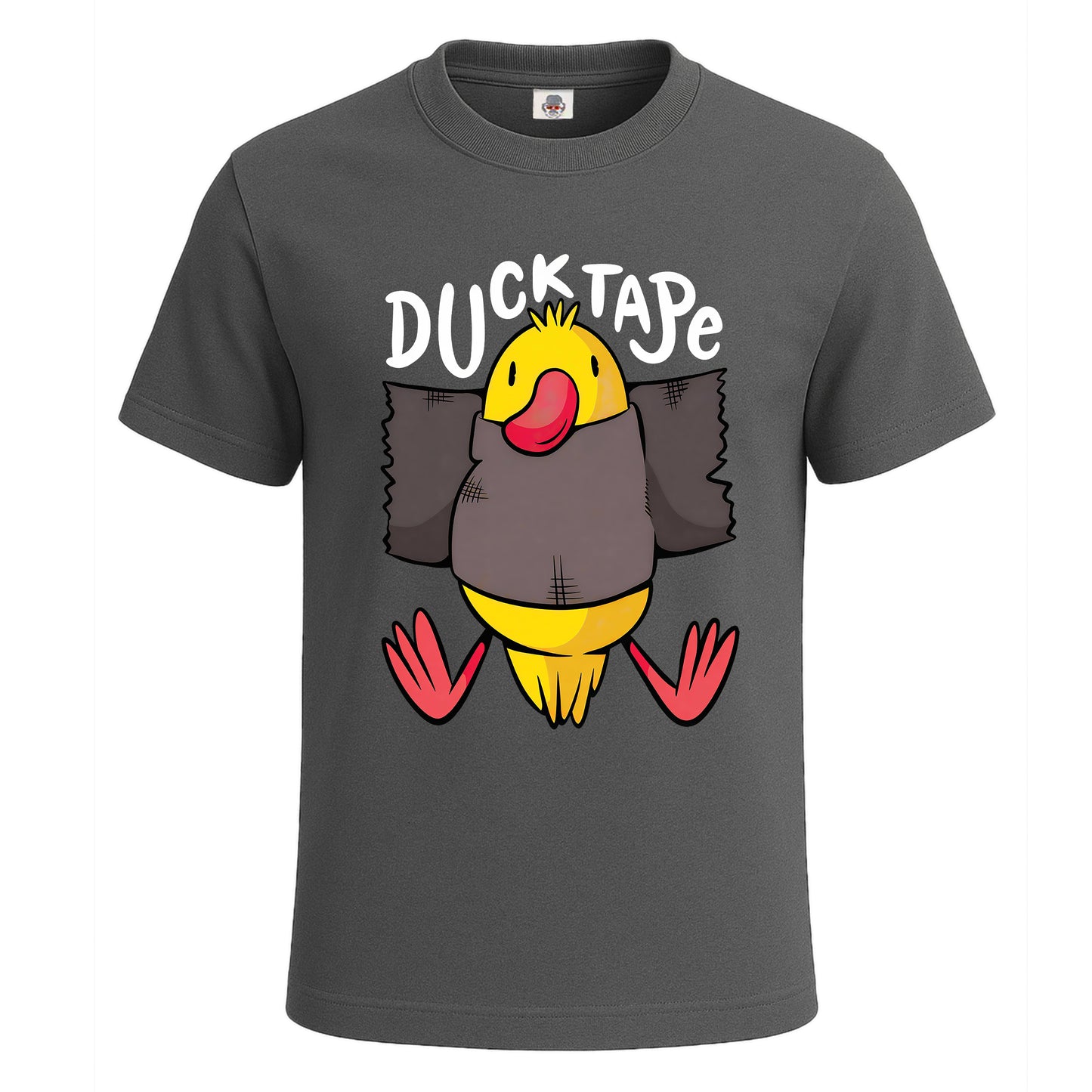 Duck Tape Rubber | T-Shirt For Men's Charcoal Duck Tape Rubber | T-Shirt For Men's