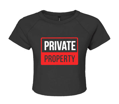 PRIVATE PROPERTY | LADIES CROP TOP