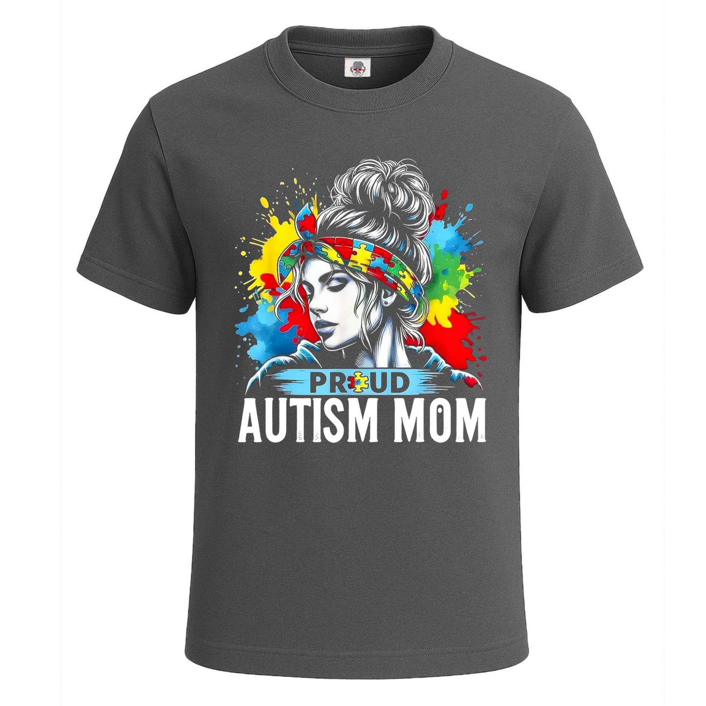 Proud Autism Mom | T-Shirt For Men's Charcoal Proud Autism Mom | T-Shirt For Men's