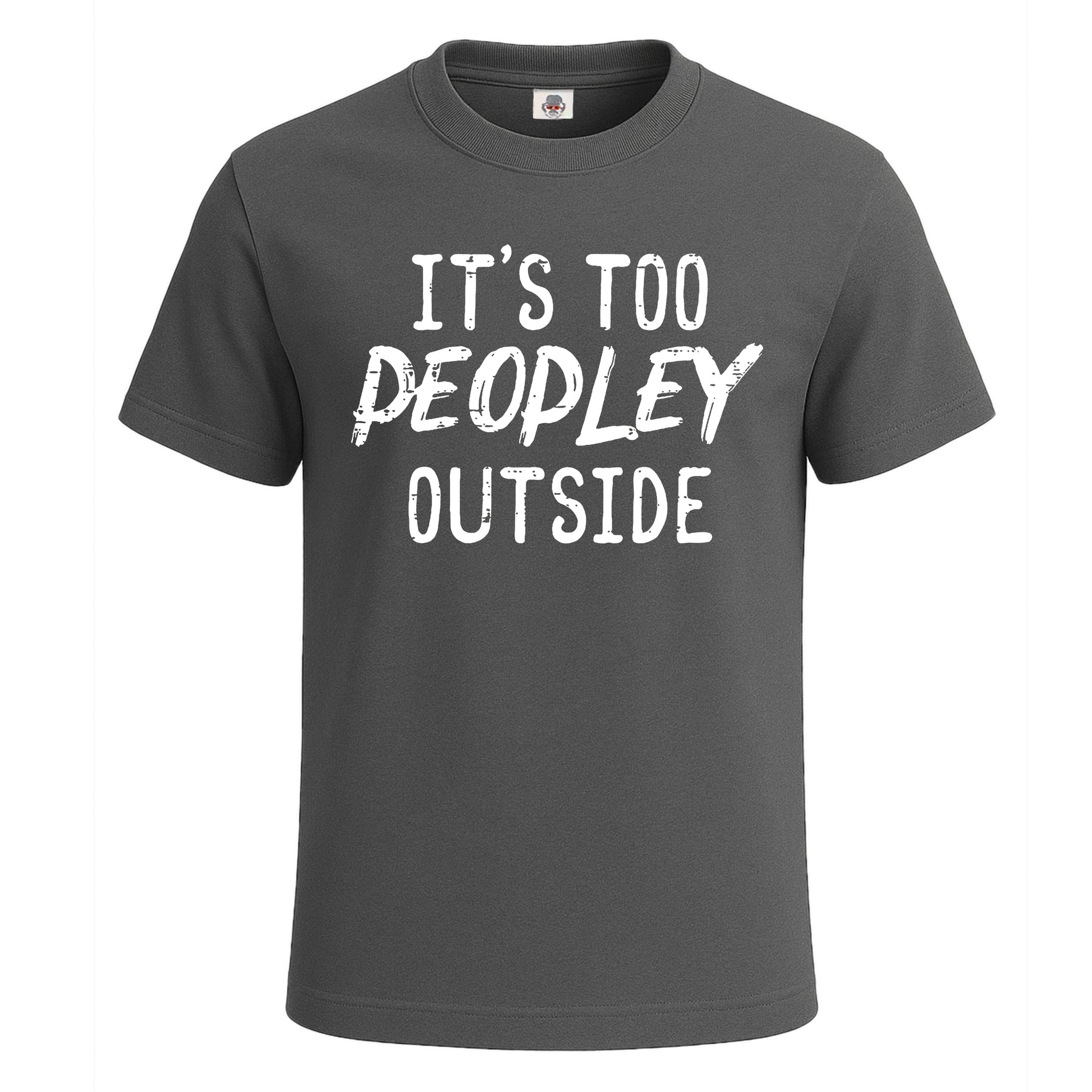 It's to Peopley Outside | T-Shirt For Men's Charcoal It's to Peopley Outside | T-Shirt For Men's