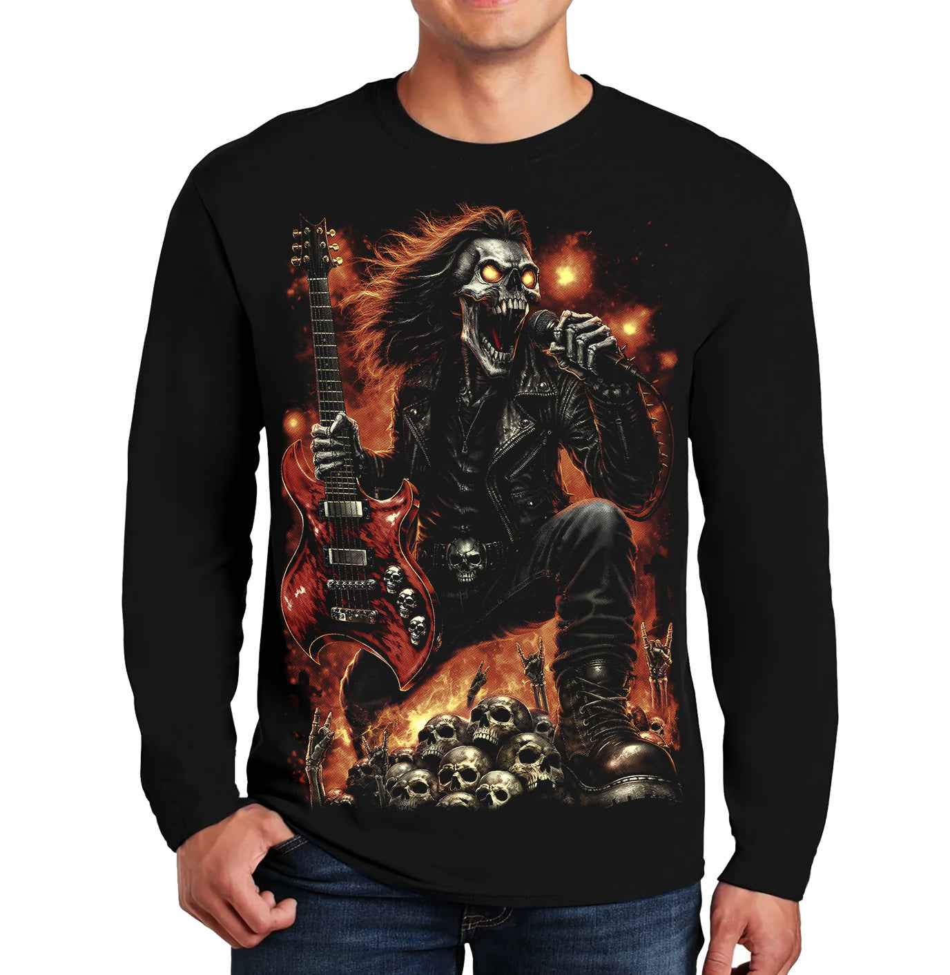 Tomb of Rock Halftone | Men's Long Sleeve Tomb of Rock Halftone | Men's Long Sleeve