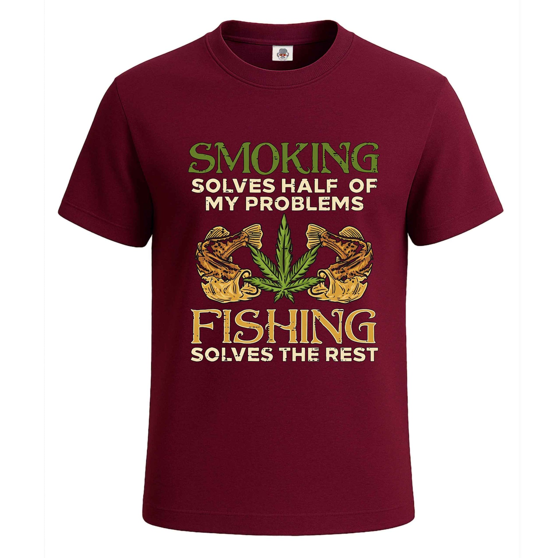 Smoking Solves Half | T-Shirt For Men's