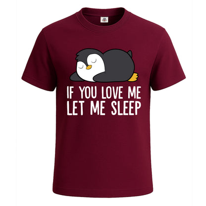 If You Love Me Let | T-Shirt For Men's Maroon If You Love Me Let | T-Shirt For Men's