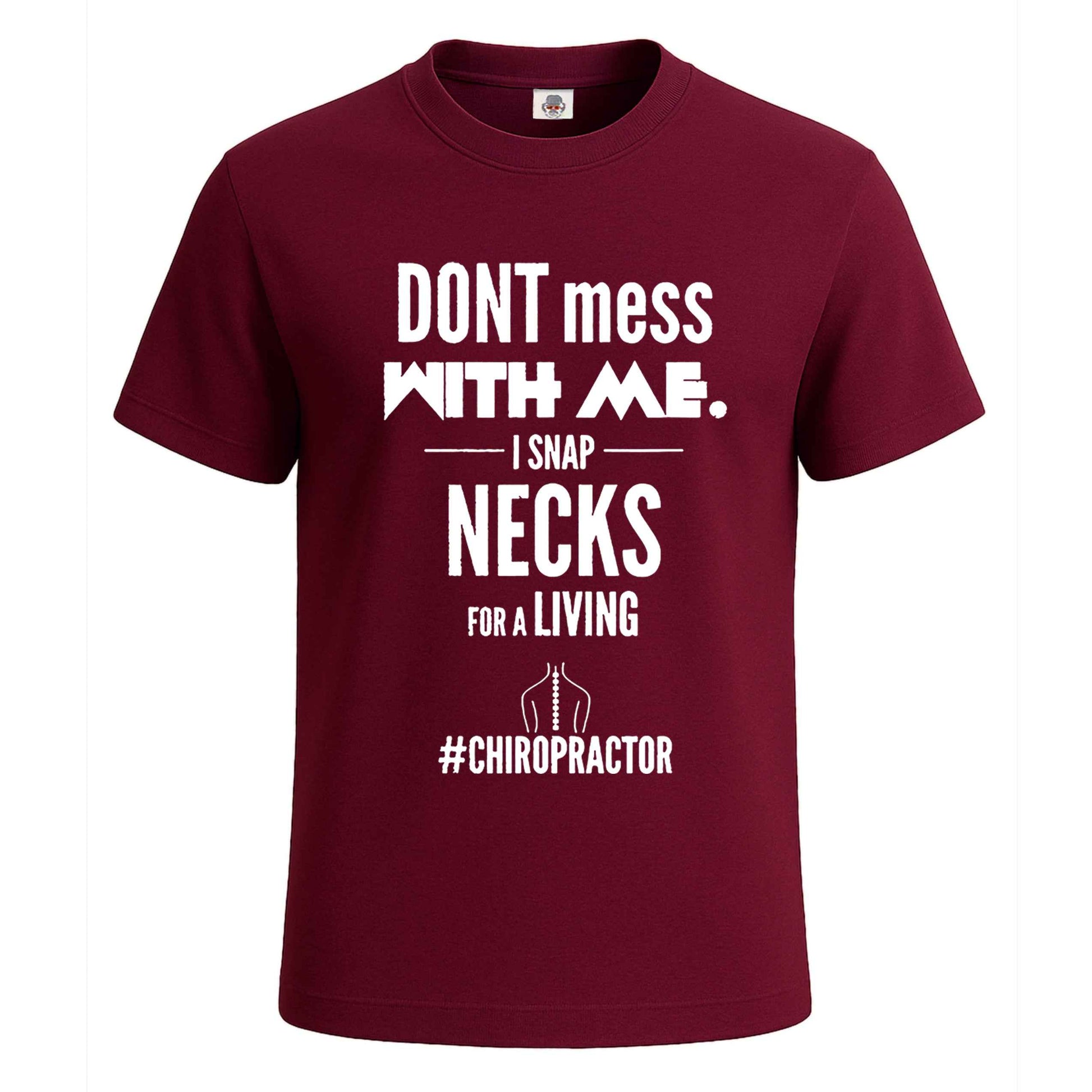 I Snap Necks For | T-Shirt For Men's Maroon I Snap Necks For | T-Shirt For Men's