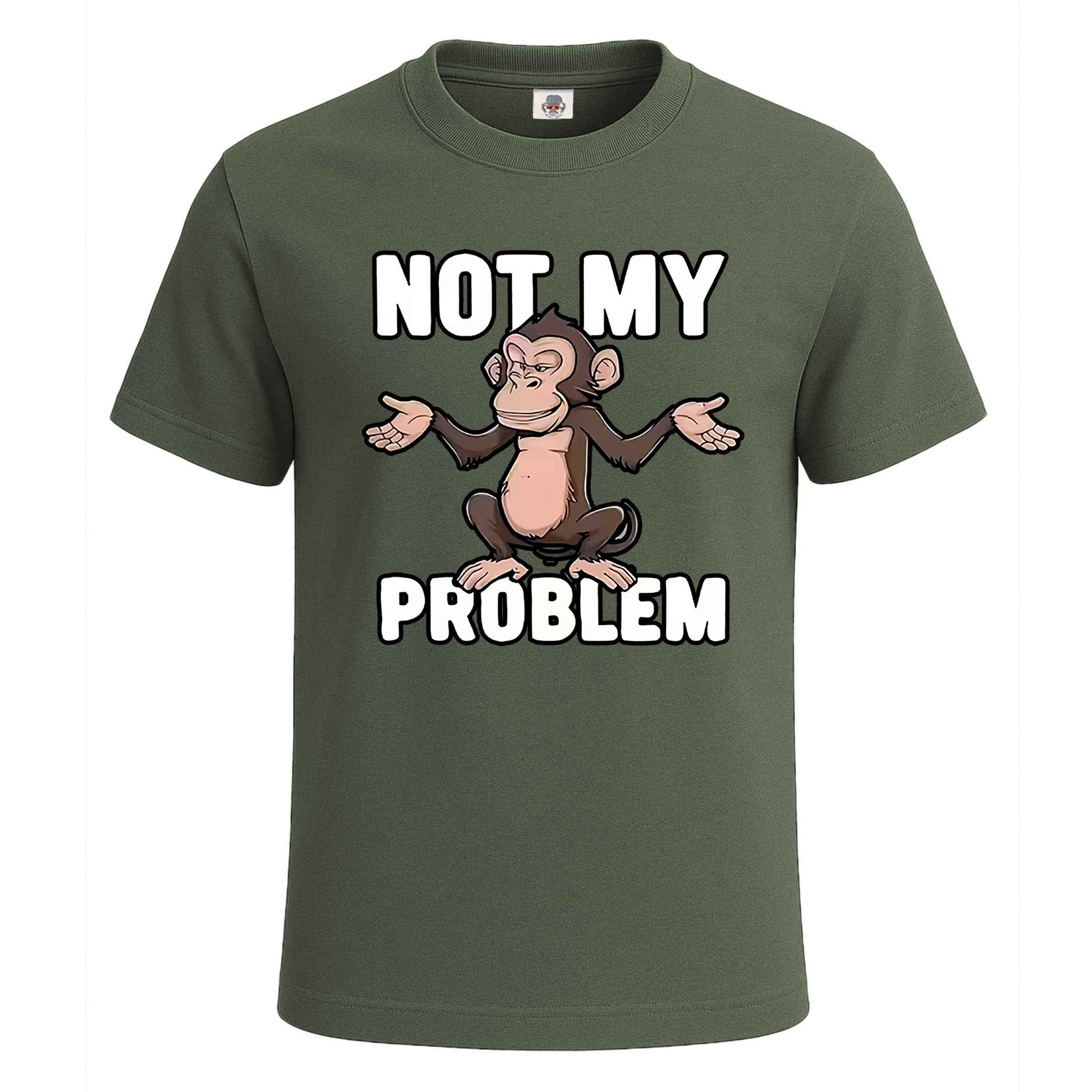 Not My Problem Monkey | T-Shirt For Men's