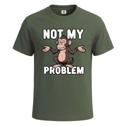 Not My Problem Monkey | T-Shirt For Men's