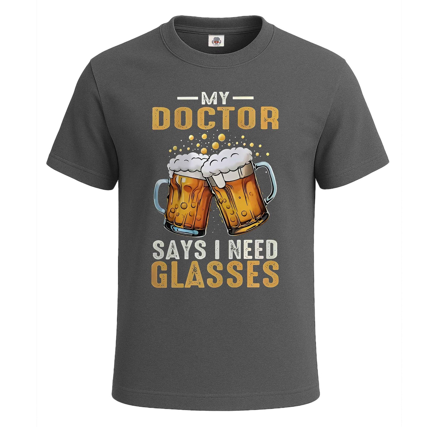 My Doctor Says | T-Shirt For Men's Charcoal My Doctor Says | T-Shirt For Men's