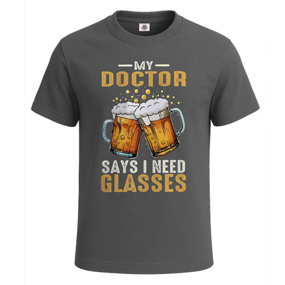 My Doctor Says | T-Shirt For Men's Charcoal My Doctor Says | T-Shirt For Men's
