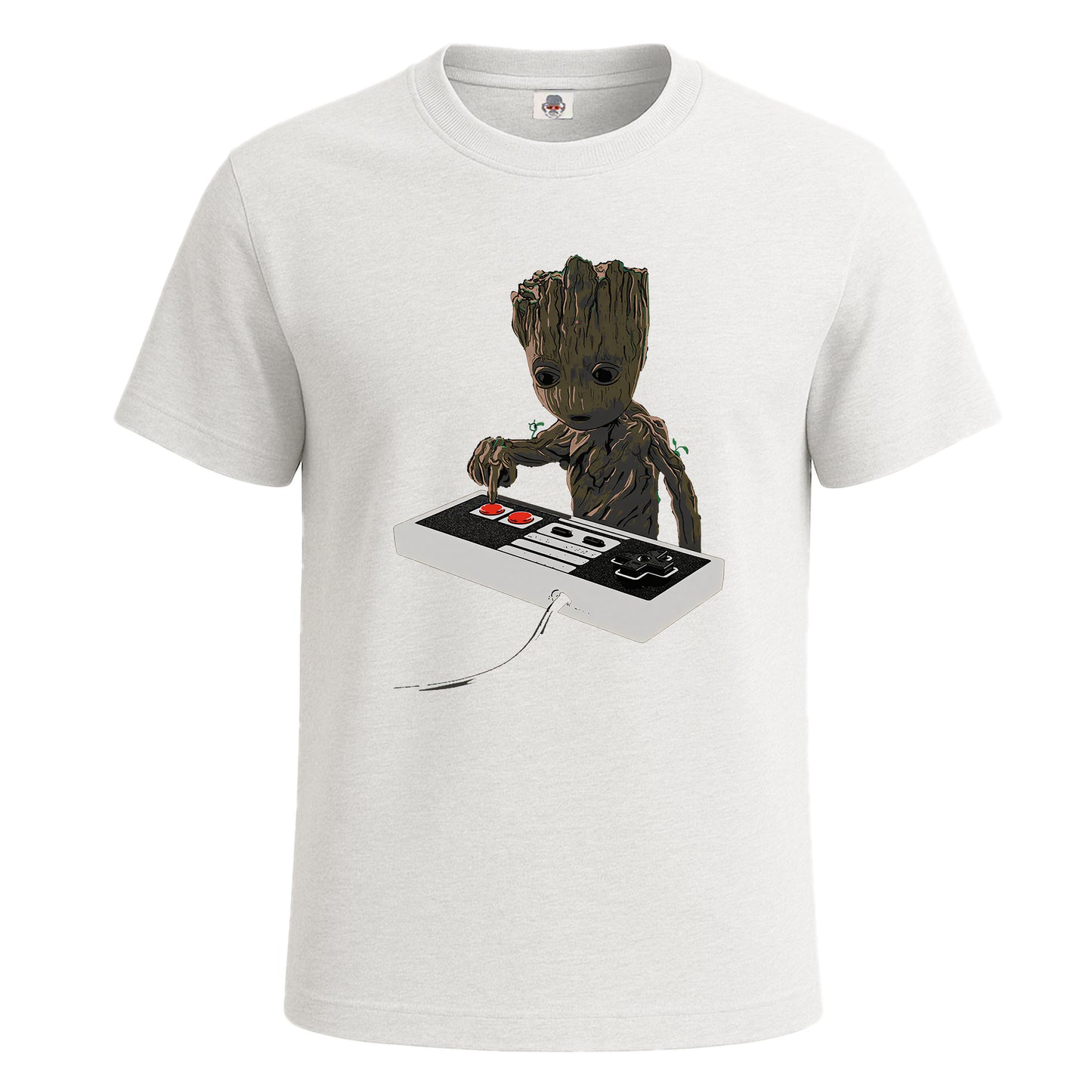 BABY GROOT STAR | T-Shirt For Men's WHITE T-SHIRT BABY GROOT STAR | T-Shirt For Men's